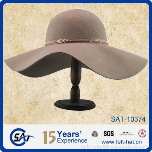 brass fish tail chain floppy hats new women fashion style